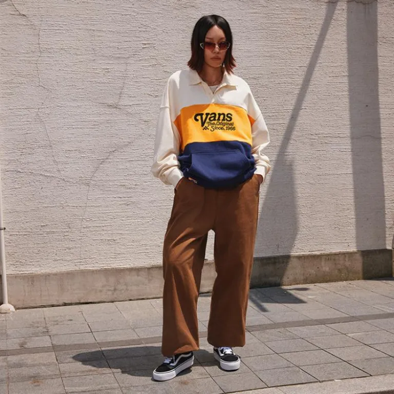 کفش اسکیت زنانه و مردانه VANS Old Skool Platform مشکی با کفی ضخیم