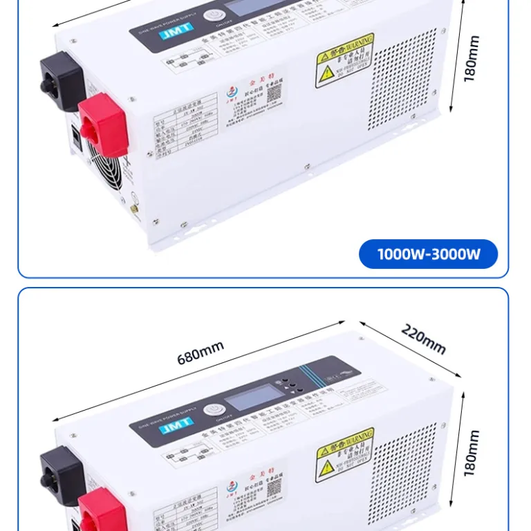 اینورتر موج سینوسی خالص 24V به 220V 3000W اینورتر خودرویی پرقدرت هوشمند فرکانس صنعتی
