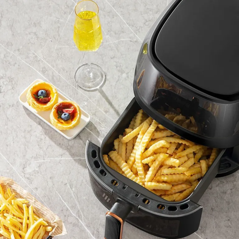 سرخ‌کن بدون روغن 8L چندکاره هوشمند با صفحه لمسی ظرفیت بزرگ airfryer دستگاه فر و سیب‌زمینی سرخ‌کن برقی