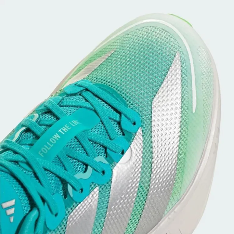 کفش دویدن زنانه آدیداس ADIZERO BOSTON 13 W سبک و تنفس‌پذیر با رویه کوتاه