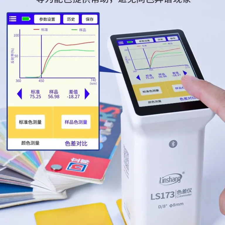 رنگ‌سنج پرتابل لین‌شانگ با دقت بالا برای رنگ‌سنجی LS172/LS173 دستگاه اندازه‌گیری رنگ دستی LS175