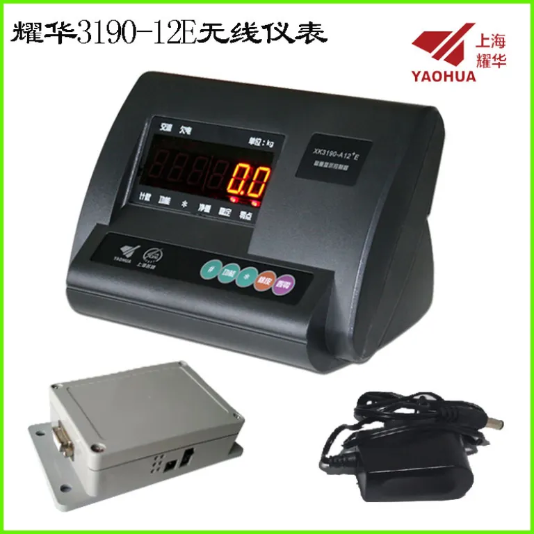 نمایشگر باسکول شانگهای یائوهوا XK3190A12EAS1 سر ترمینال کنترل کمی 232 اتصال به کامپیوتر