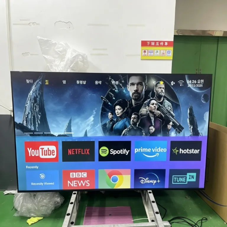 تلویزیون هوشمند LCD با صفحه‌نمایش بزرگ 86 اینچ / 100 اینچ با قابلیت اتصال به شبکه و پخش بی‌سیم، فروش مستقیم کارخانه برای تجارت خارجی