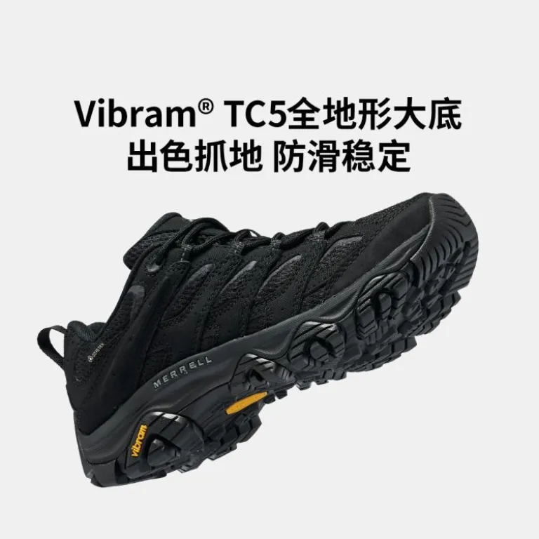 کفش پیاده‌روی ضدآب MERRELL MOAB 3 SYN GTX کوهنوردی با زیره عاج‌دار و مقاوم مدل پاییزه