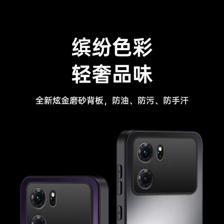 قاب گوشی OPPOK10 K10Pro محافظ تمام‌دور ضد ضربه ساده مات ضد اثر انگشت و ضد لک با پایه نگهدارنده