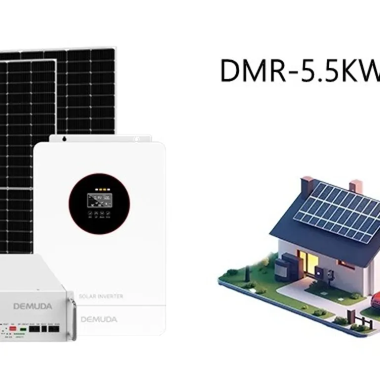 سیستم تولید برق خورشیدی آماده تحویل 5.5KW خانگی 220v فتوولتائیک کامل خارج از شبکه 5-20kw