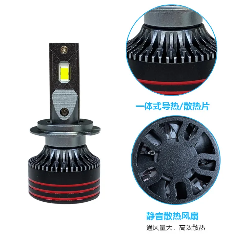 چراغ جلو LED خودرو M8 مدل جدید با نور متمرکز و روشنایی بالا، فروش عمده کارخانه