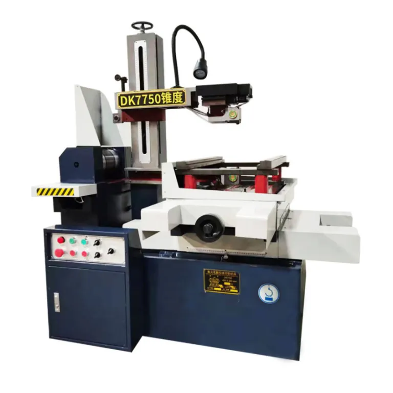 دستگاه وایرکات DK7750 سیمبر سریع، دستگاه برش سیمی تخلیه الکتریکی CNC با دقت بالا و سرعت بالا، پرداخت در محل