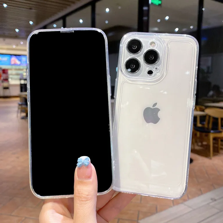 قاب شفاف گوشی اپل 17promax ضد سقوط iphone16tpu با پوشش کامل فضایی 15 13