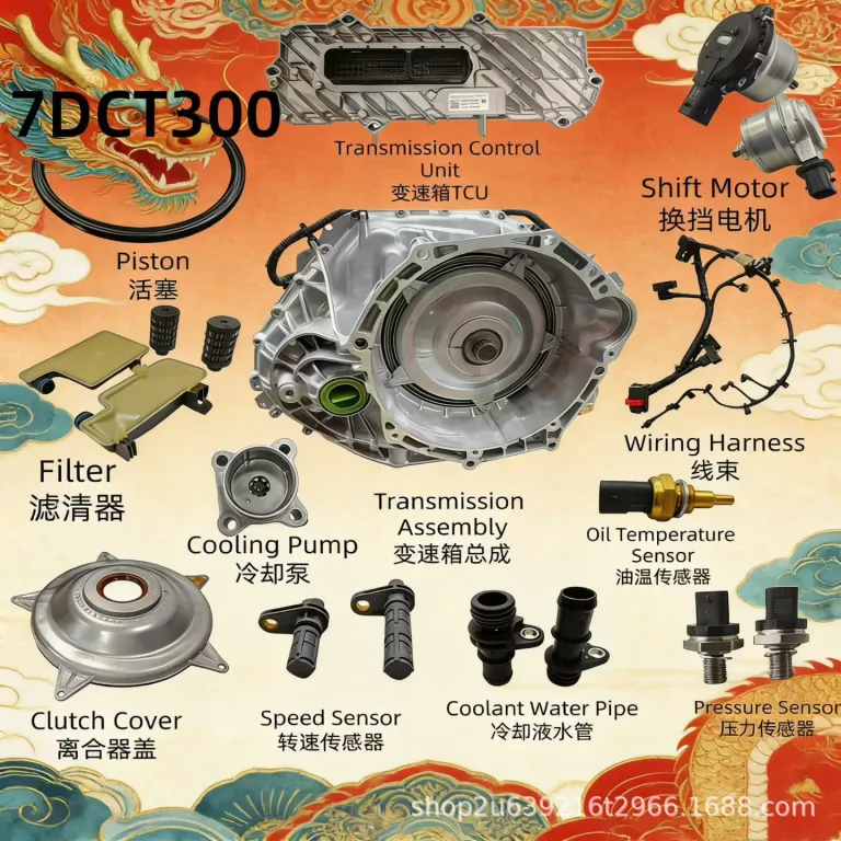 7DCT300 گیربکس