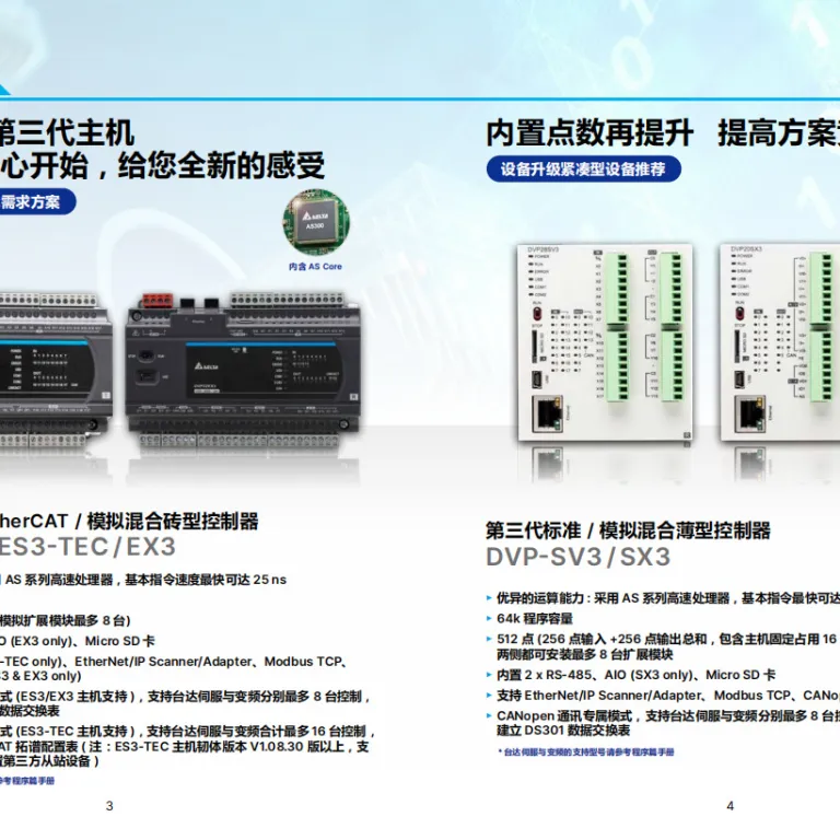 کنترلر قابل برنامه‌ریزی DVP14SS211T با خروجی ترانزیستوری، PLC و ماژول دلتا