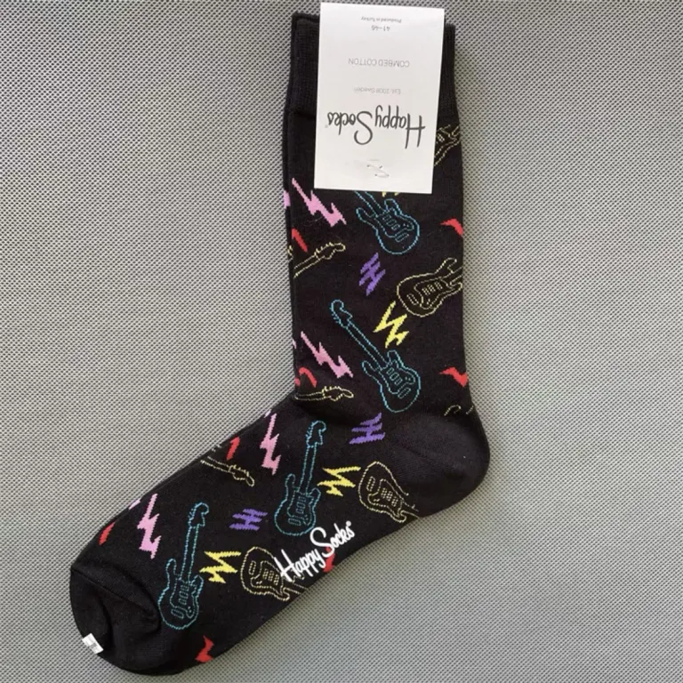 جوراب رنگی HappySocks مردانه طرح کارتونی فانتزی اینستاگرامی ساق‌متوسط بیرونی خیابانی