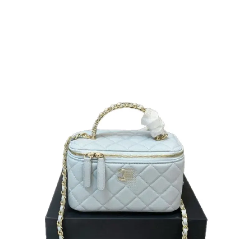 کیف دستی جعبه‌ای بلند آرایشی شنل 2025 کیف زنجیری دوشی جدید کیف کراس بادی زنانه G299