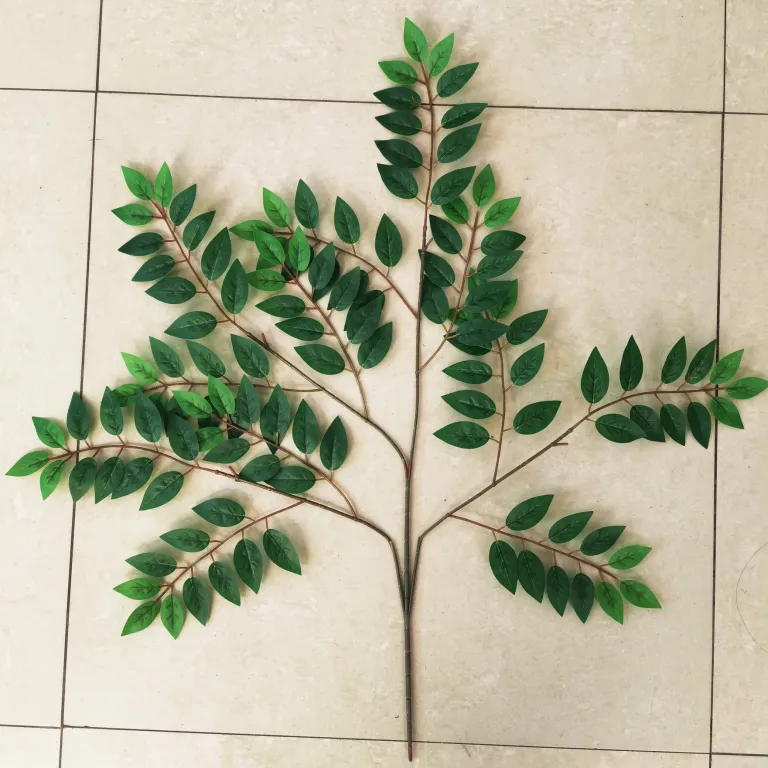شاخه مصنوعی برگ اقاقیا، نارون و عناب برای محوطه‌سازی و دکوراسیون سبز