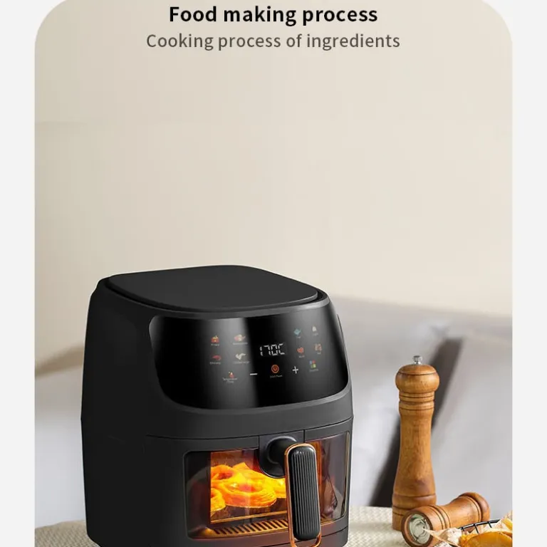 سرخ‌کن بدون روغن 8L چندکاره هوشمند با صفحه لمسی ظرفیت بزرگ airfryer دستگاه فر و سیب‌زمینی سرخ‌کن برقی