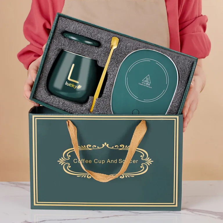 ست لیوان سرامیکی ماگ گرم نگه‌دارنده با درب طرح کارتونی خلاقانه هدیه کاربردی