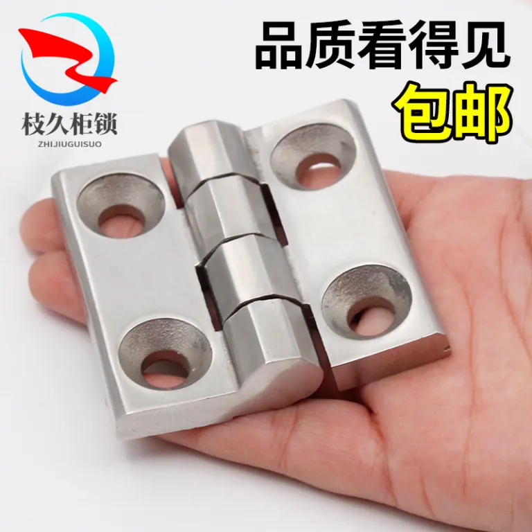 لولای صنعتی سنگین ژی‌جیو CL226، تقویت‌شده برای تجهیزات مکانیکی 304، لولای استیل ضدزنگ برای درب کابینت، جعبه توزیع برق خودرو و کشتی