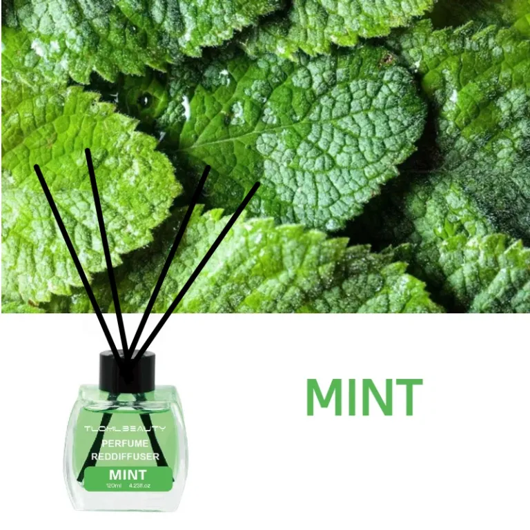 120ML دیفیوزر چوبی با اسانس طبیعی، خوشبوکننده هوا مناسب اتاق خواب، دفتر کار و منزل