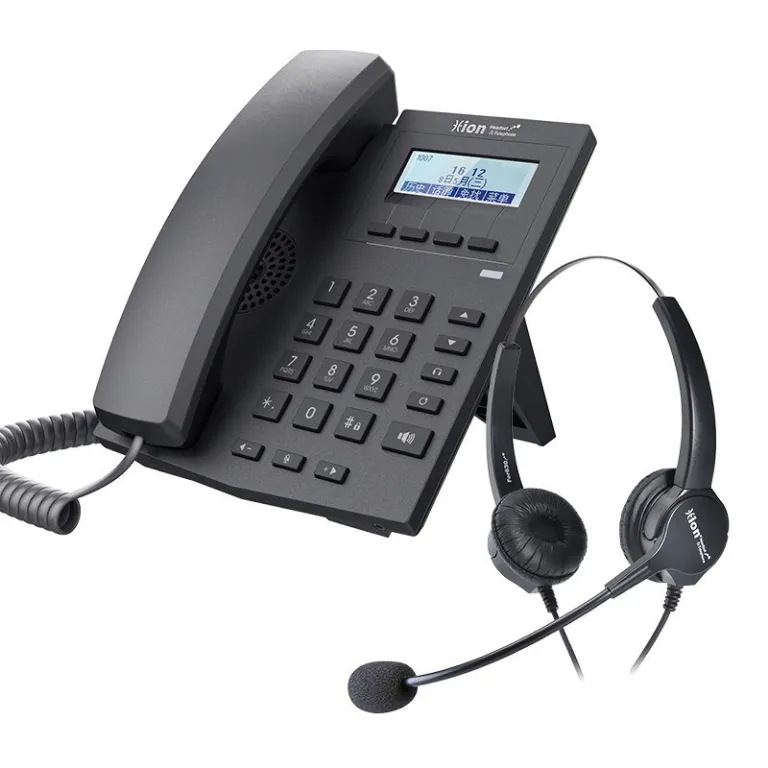 تلفن IP هدست HION S320P/S900 مرکز تماس اپراتور پشتیبانی مشتری شبکه SIP