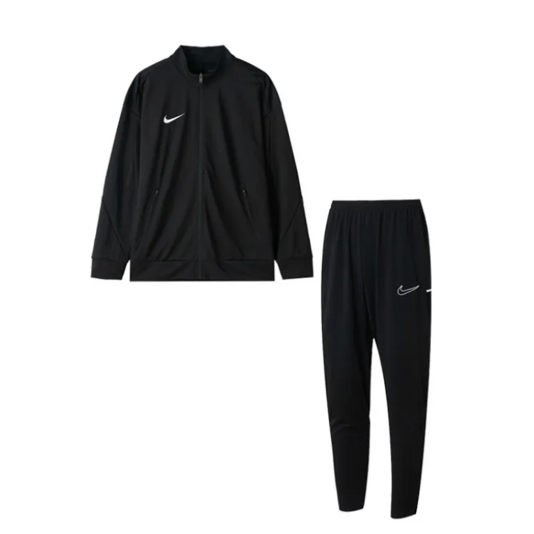 Nike ست ورزشی مردانه بهاره و پاییزه یقه‌ایستاده، کاپشن و شلوار بلند راحت و شیک