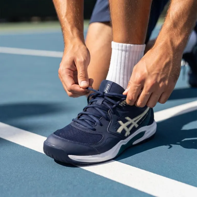 کفش مردانه ASICS GEL-DEDICATE 9 راحت و ضربه‌گیر برای فعالیت‌های بیرونی و تنیس