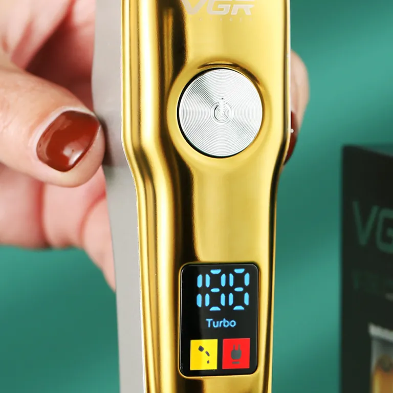 vgr290 ماشین اصلاح موی برقی جدید با نمایشگر هوشمند LED، قابل حمل، مخصوص مدل موی پومپادور