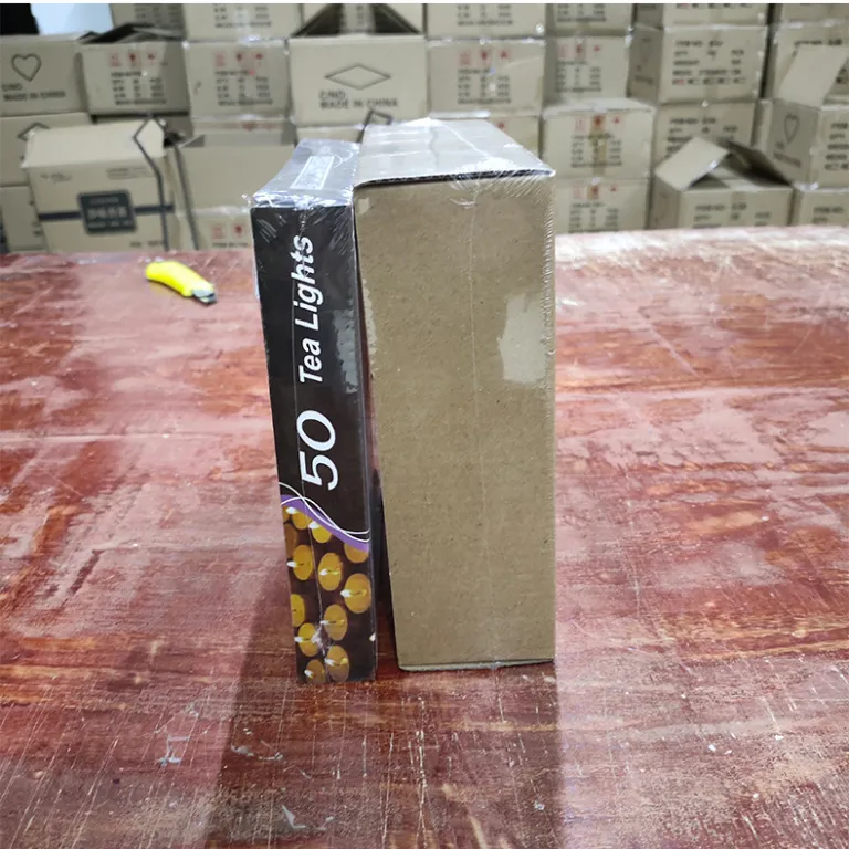 100 بسته 4 ساعته شمع بدون دود برای گرم کردن چای پارافینی مناسب تولد و ابراز عشق گرد 50 عددی عمده