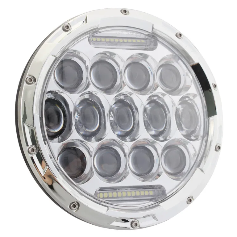 چراغ جلو LED موتورسیکلت 75W7 اینچ گرد مناسب آفرود جیپ رانگلر و هارلی