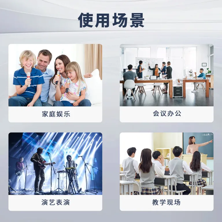 سیستم فرستنده و گیرنده صوتی بی‌سیم UHF، تبدیل میکروفون داینامیک XLR سیمی به بی‌سیم، سازگار با انواع میکروفون