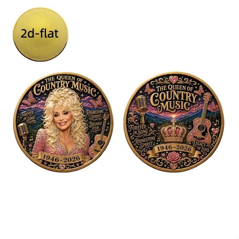 سکه یادبود ابدی دالی پارتن Dolly Parton Commemorative Coin برای فروشگاه مستقل برون‌مرزی