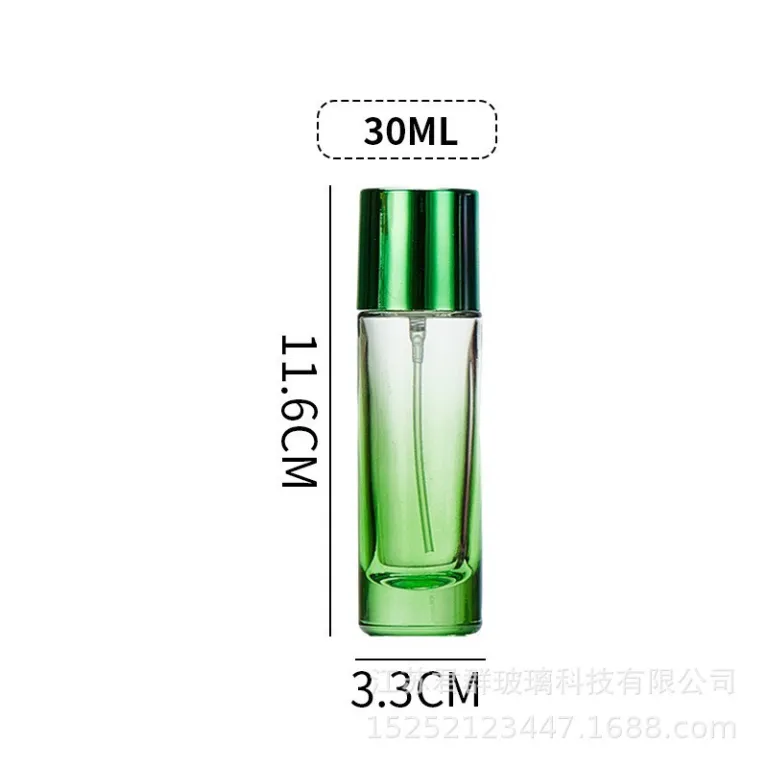 عمده موجودی آماده اسپری قابل حمل 20ml-100ml بطری تقسیم‌کننده عطر بطری عطر بطری اسپری مسافرتی بطری شیشه‌ای