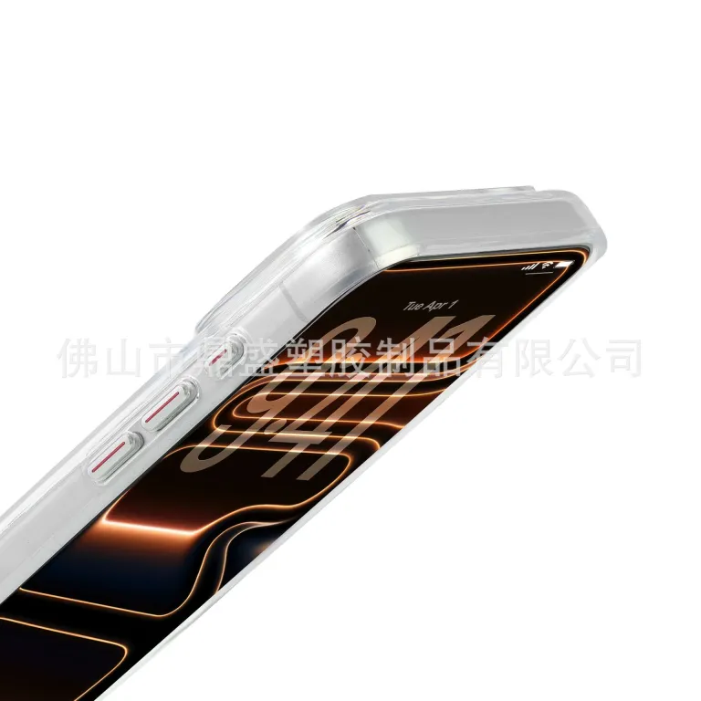 کیف رسمی دوکاره مخصوص اپل 18 طرح جدید قرمز گیلاسی iPhone17PM کیف مگنتی