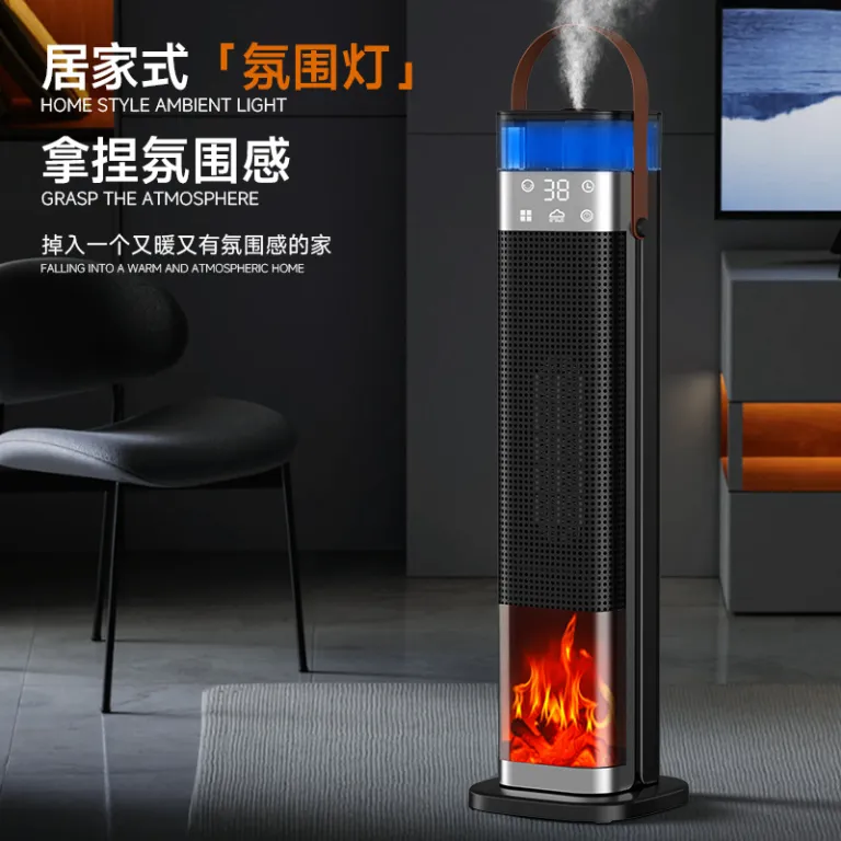 بخاری برقی PTC ایستاده هوشمند با کنترل صوتی گرمایش سریع خانگی، مدل جدید