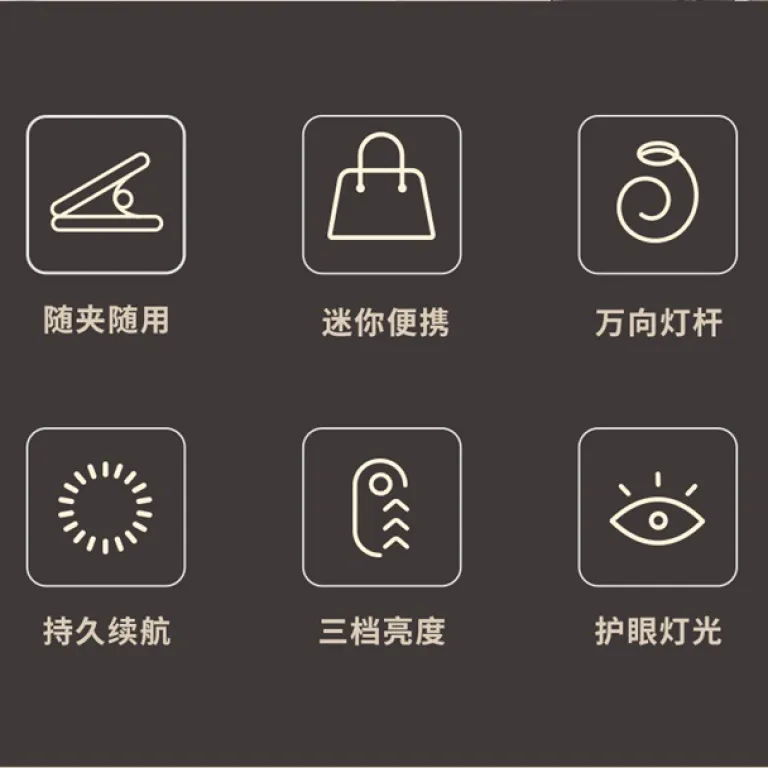 چراغ مطالعه رومیزی گیره‌دار شارژی USB قابل استفاده برای Baseus YuanYue مخصوص اتاق خواب و کودکان