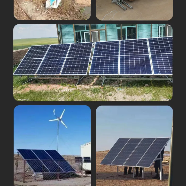 سیستم تولید برق خورشیدی خارج از شبکه 5KW10KW، مجموعه کامل دستگاه یکپارچه ذخیره‌سازی خارج از شبکه و نیروگاه خورشیدی