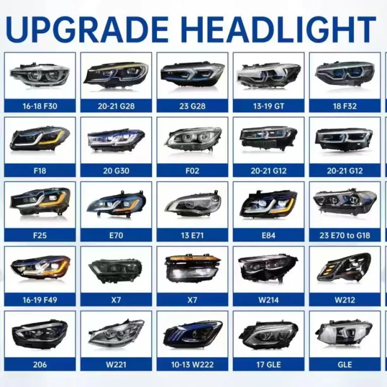 چراغ جلوی LED مناسب بی‌ام‌و 5 سری GT مدل 10-17 F07 چراغ نور پایین BMWGT528BMWF07