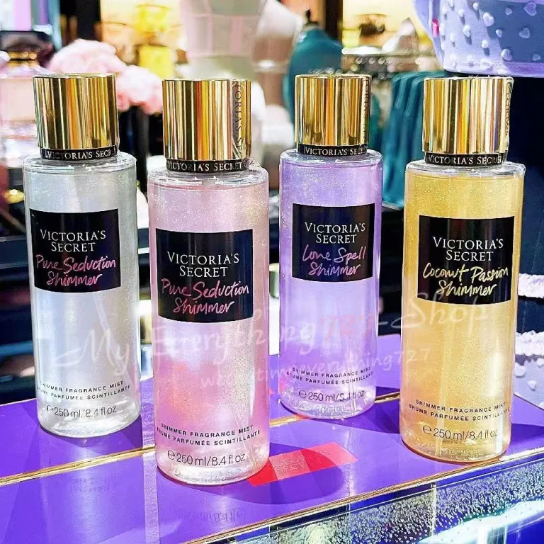 اسپری بدن براق و معطر ویکتوریا سکرت با ماندگاری بالا - عمده و کراس بوردر