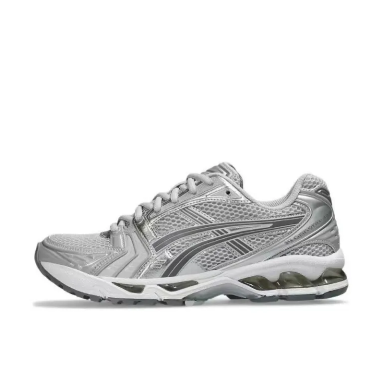 kayano14کفش دویدن ضربه‌گیر زنانه و مردانه ساق کوتاه کفش ورزشی راحتی K14رویه مشکی تنفس‌پذیر و مقاوم در برابر سایش