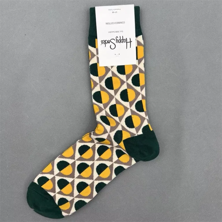 جوراب رنگی HappySocks مردانه طرح کارتونی فانتزی اینستاگرامی ساق‌متوسط بیرونی خیابانی
