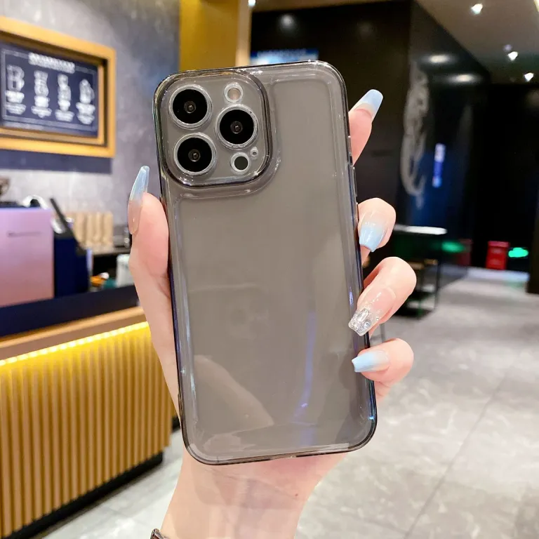 قاب شفاف گوشی اپل 17promax ضد سقوط iphone16tpu با پوشش کامل فضایی 15 13