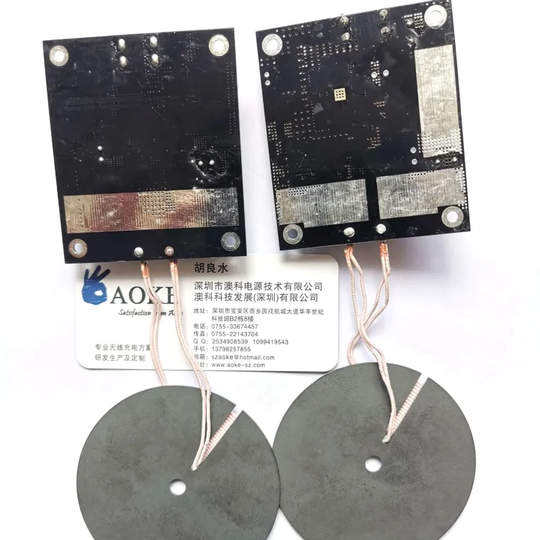 ماژول شارژ بی‌سیم پرقدرت شنژن دارای گواهی، تغذیه از راه دور 100W برد PCBA ماژول شارژ بی‌سیم