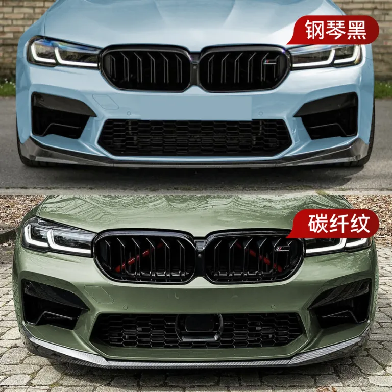 مناسب برای 2021-2024 بی‌ام‌و bmw 5 سری M5 F90 LCI لیپ جلو، اسپلیتر جلو، دیفیوزر جلو، قطعات تیونینگ برون‌مرزی