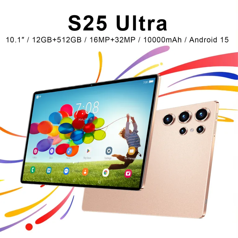 S25 تبلت Ultra 5G سیمکارتخور با پشتیبانی از تمام شبکهها، دانلود اپلیکیشن از گوگلپلی، تماس تصویری و دوربین عکاسی