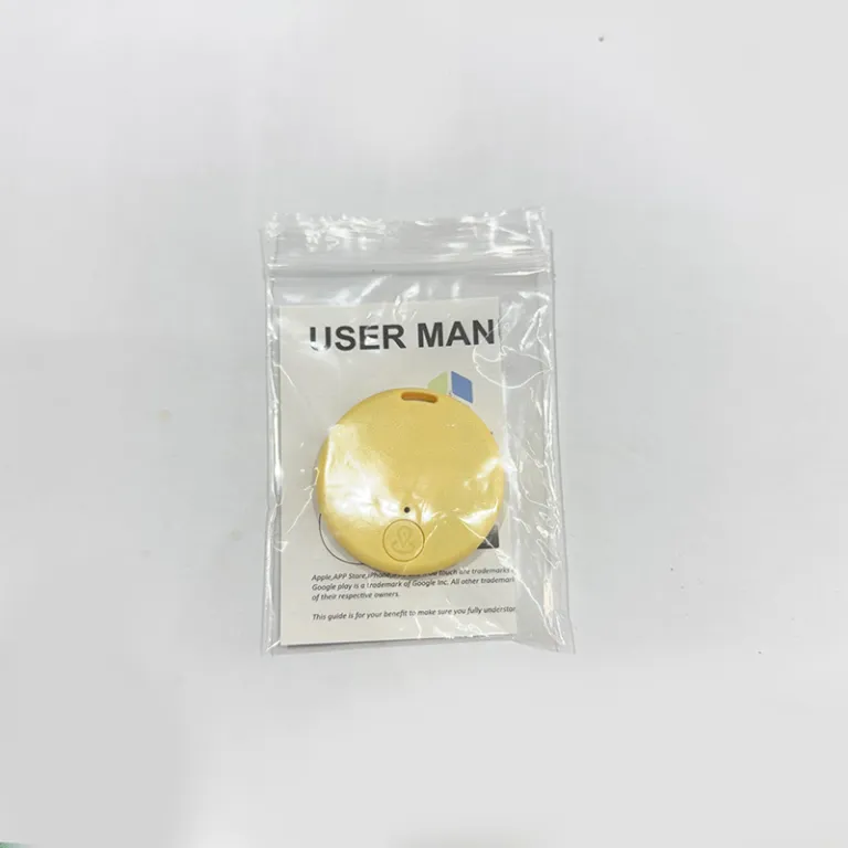 ردیاب بلوتوثی دایره‌ای جدید ضد گم شدن هوشمند قابل حمل 5.2 ردیاب موقعیت حیوانات خانگی و موبایل با اپلیکیشن، هشدار دوطرفه