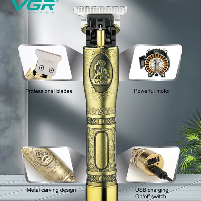 ماشین اصلاح موی حرفه‌ای سالنی VGR V-256 برای آرایشگران