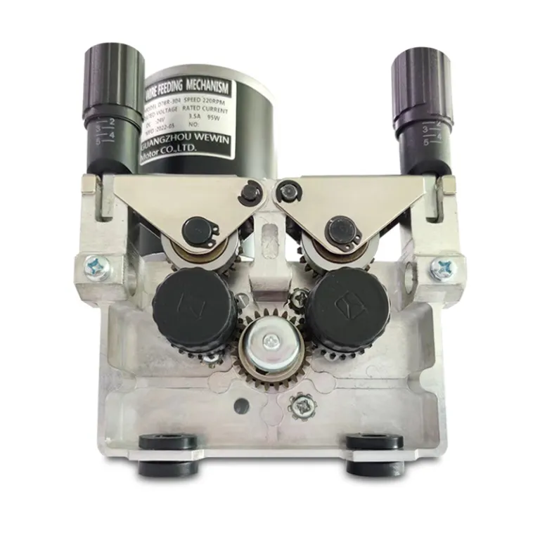 موتور سیم‌رسان دستگاه جوش MIG/MAG dc24v، موتور گیربکس دار DC آهنربای دائم مینیاتوری تجهیزات جوشکاری