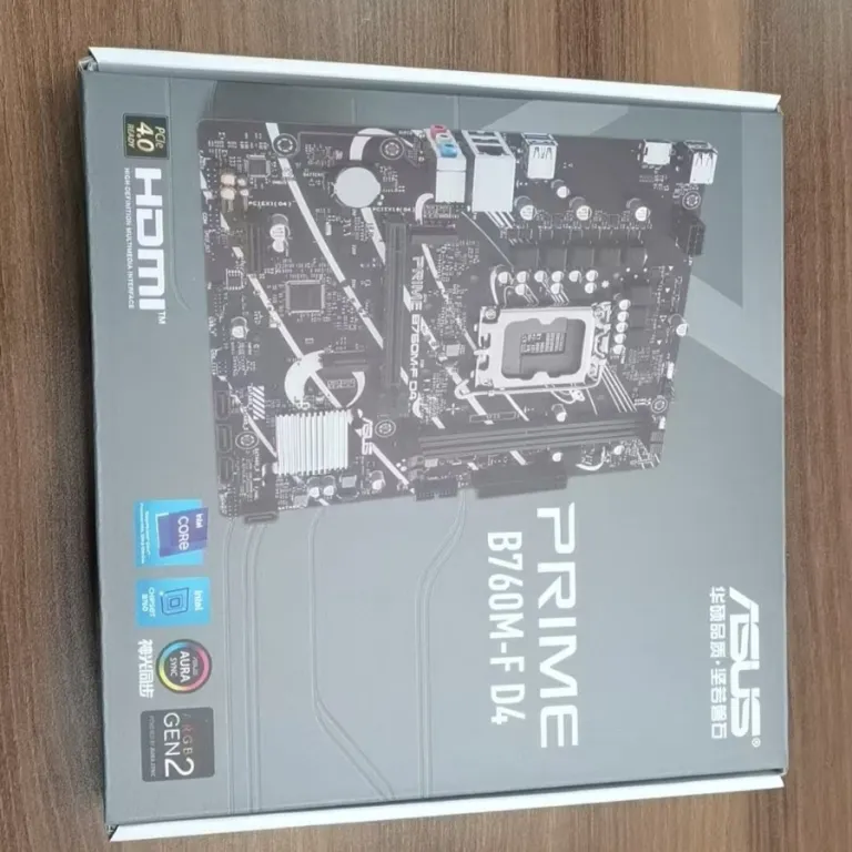 مادربرد PRIME B760M-F D4 تمام‌جامد ARGB M.2