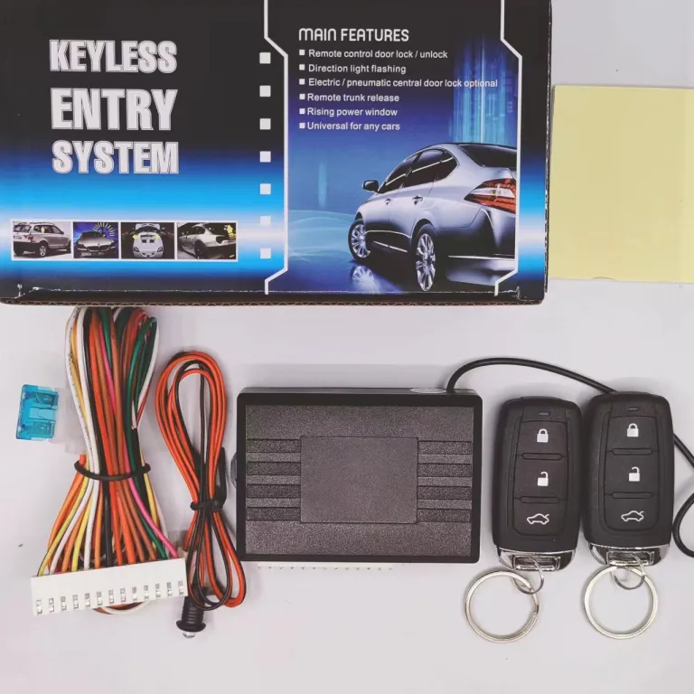 دزدگیر خودرو با ریموت کنترل قفل مرکزی و ورود بدون کلید Keyless