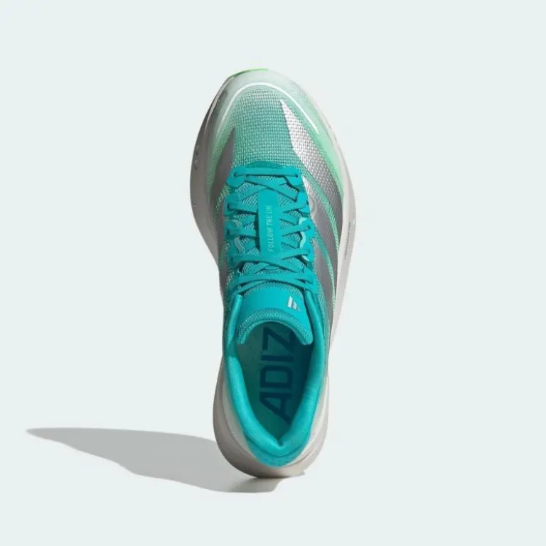 کفش دویدن زنانه آدیداس ADIZERO BOSTON 13 W سبک و تنفس‌پذیر با رویه کوتاه