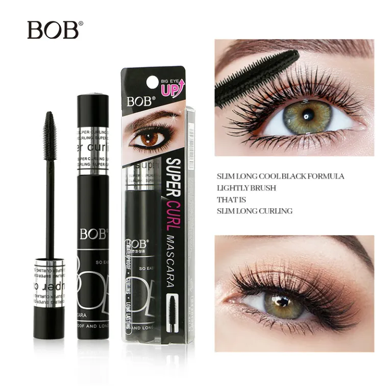 ریمل بلندکننده bob ضدآب بدون پخش شدن پرپشت و فرکننده ماندگار طبیعی روزانه پایه ریمل